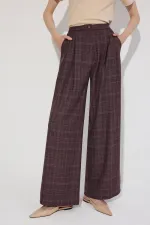 PİLELİ EKOSE PANTOLON