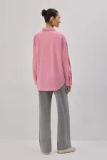 POPLIN SHIRT WITH METAL ACCESSORIES POPLIN SHIRT WITH METAL ACCESSORIES