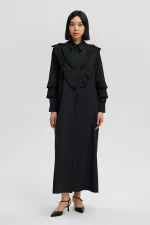 PLEATED SHIRT DRESS PLEATED SHIRT DRESS