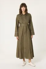 ROBE EN JEAN ORNÉE DE PIERRES