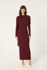 ŞAL DETAYLI ELBİSE