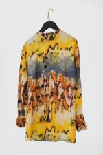 PATTERNED VISCOSE TUNIC