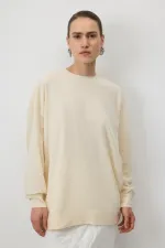 T-SHIRT BASIQUE À MANCHES LONGUES