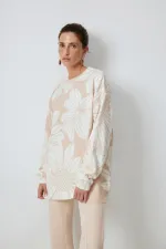 PULL À MOTIFS FLEURS