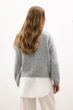 BALON KOL TRİKO KAZAK