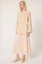 KRUVAZE BAĞLAMALI KİMONO