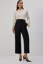 YÜKSEK BEL DUBLE PAÇA PANTOLON