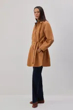 BELTED SHORT TRENCH COAT BELTED SHORT TRENCH COAT
