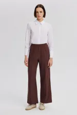 NERVÜRLÜ KREP PANTOLON