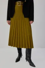 PİLİSELİ SÜET ETEK