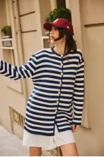 CARDIGAN LONG À BOUTONS DORÉS