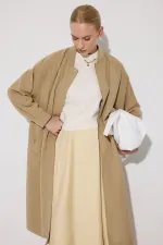 Maxi-size trench coat