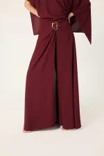 ENSEMBLE CHEMISE ET PANTALON À MANCHES CHAUVES-SOURIS ENSEMBLE CHEMISE ET PANTALON À MANCHES CHAUVES-SOURIS