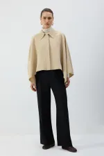 RIBBED PANTS WITH ELASTIC WAISTBAND RIBBED PANTS WITH ELASTIC WAISTBAND