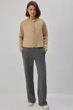 BELİ LASTİKLİ NERVÜRLÜ ÖRME EŞOFMAN