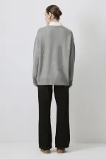 PULL OVERSize DE COULEUR UNI