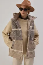 KAPÜŞONLU ŞİŞME YELEK