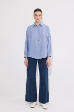 ÇİZGİLİ OVERSIZE GÖMLEK