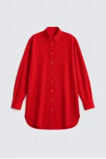 OVERSİZE KREP GÖMLEK