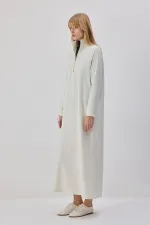 ROBE DROITE AVEC FERMETURE ÉCLAIR