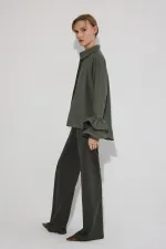 CHEMISE EN POPLIN AVEC DÉTAIL DE POIGNET