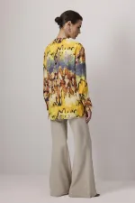 PATTERNED VISCOSE TUNIC