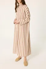 ROBE CHEMISE EN LIN SURDIMENSIONNÉE