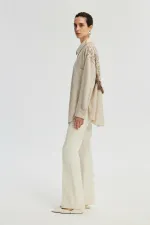 SHIRT WITH FRINGE DETAIL