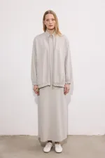 ENSEMBLE VESTE, GILET ET PULL