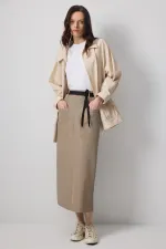SKIRT WITH WIDE POCKETS