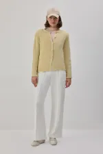 RIBBED KNIT TRACKSUIT WITH ELASTIC WAISTBAND