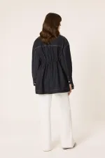 DİKİŞ DETAYLI DENİM CEKET