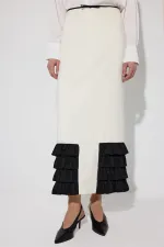 PİLE DETAYLI KREP ETEK