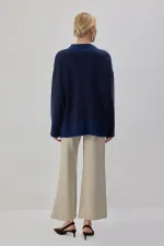 CONTRASTING COLORS KNITTED TUNIC