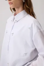 CHEMISE ORNÉE DE PIERRES