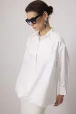 POCKETED BALLOON SHIRT