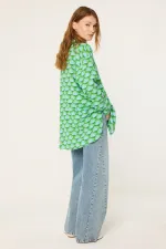 PATTERNED LINEN SHIRT PATTERNED LINEN SHIRT