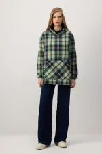 ECO-COATED HOODED SWEATSHIRT