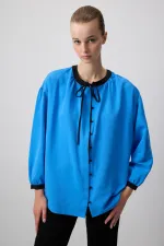 CHEMISE EN LIN TEXTURÉ