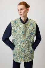 DESENLİ KAPİTONE YELEK