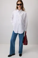 CHEMISE ORNÉE DE PIERRES