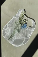 SAC EN ORGANZA À BANDOULIÈRE ÉPAISSE