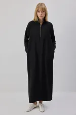 STRAIGHT-FIT DRESS WITH ZIPPER STRAIGHT-FIT DRESS WITH ZIPPER