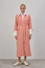 KAZAYAĞI DESENLİ TÜVİT ELBİSE