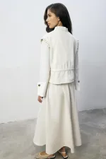 100% COTTON VEST AND SKIRT SET