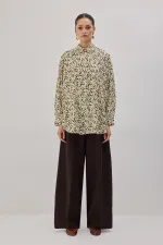 MİNİ LEOPAR DESENLİ GÖMLEK