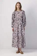 ÇİÇEK DESENLİ ELBİSE