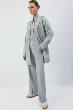 FERMUARLI KAPÜŞONLU CEKET