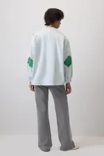 COLORFUL PATCHED GABARDINE JACKET