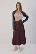 RAGLAN SLEEVE SHORT SWEATSHIRT